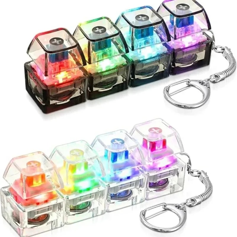 Electronics Gadgets For Kids - Portachiavi con Tastiera LED, Giocattolo Antistress