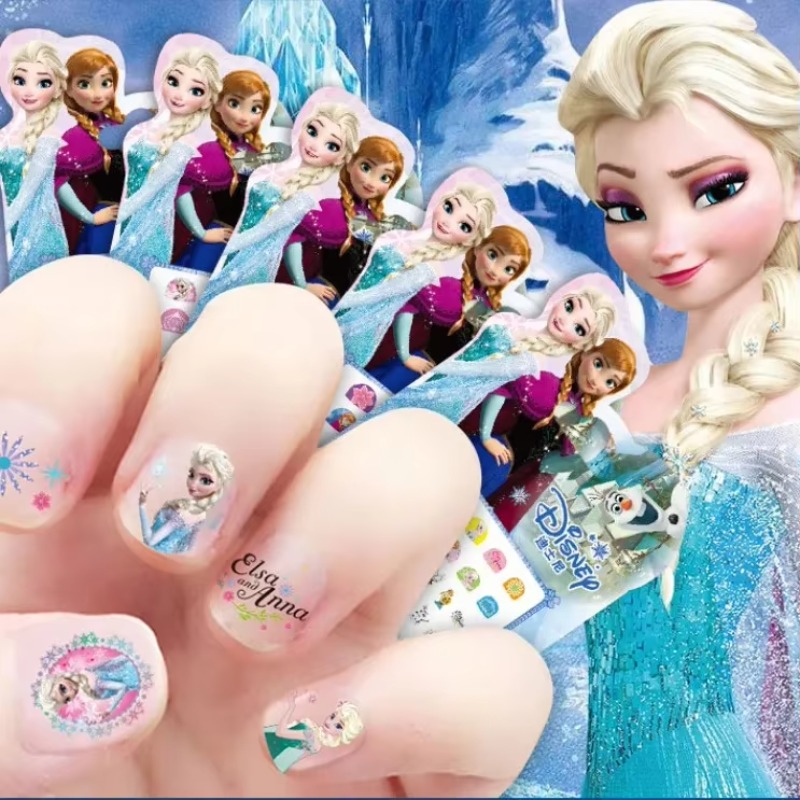 Elsa Gadget - Adesivi per Unghie Frozen con Principesse