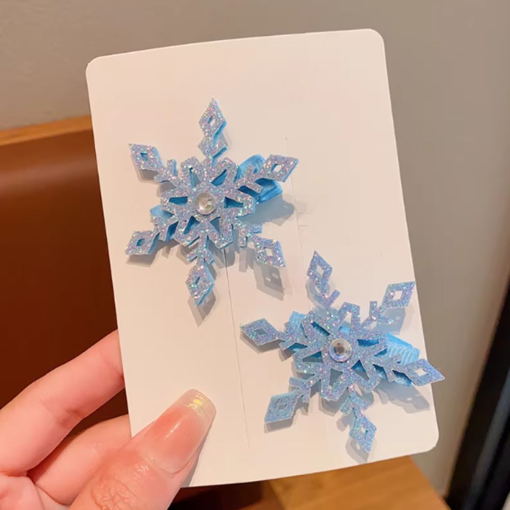 Elsa Gadget - 2 fermagli per capelli per bambini,