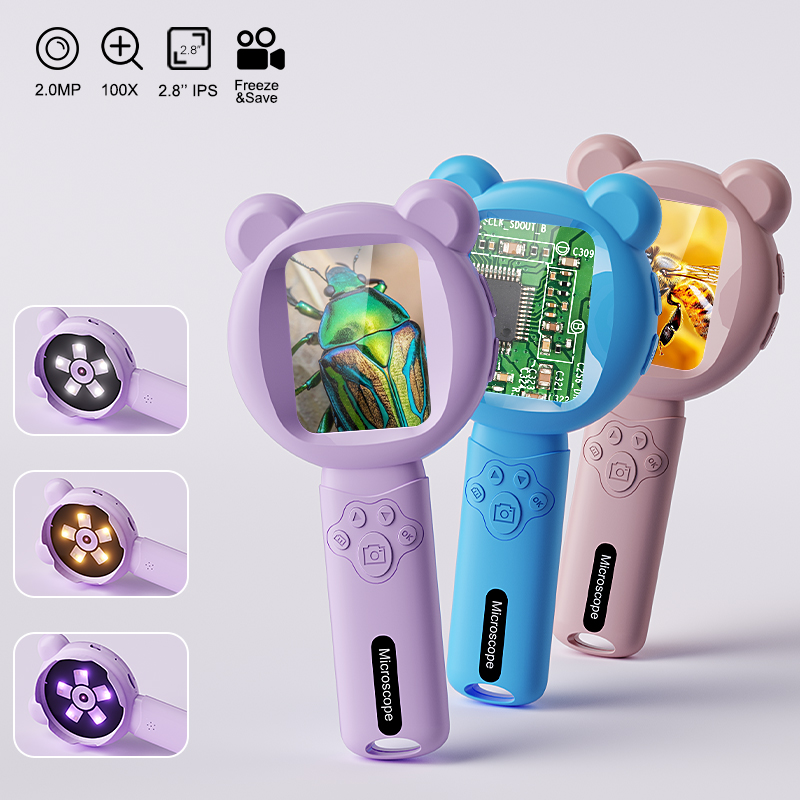 Digital Magnifier Reading - Lente d'ingrandimento digitale per bambini, schermo