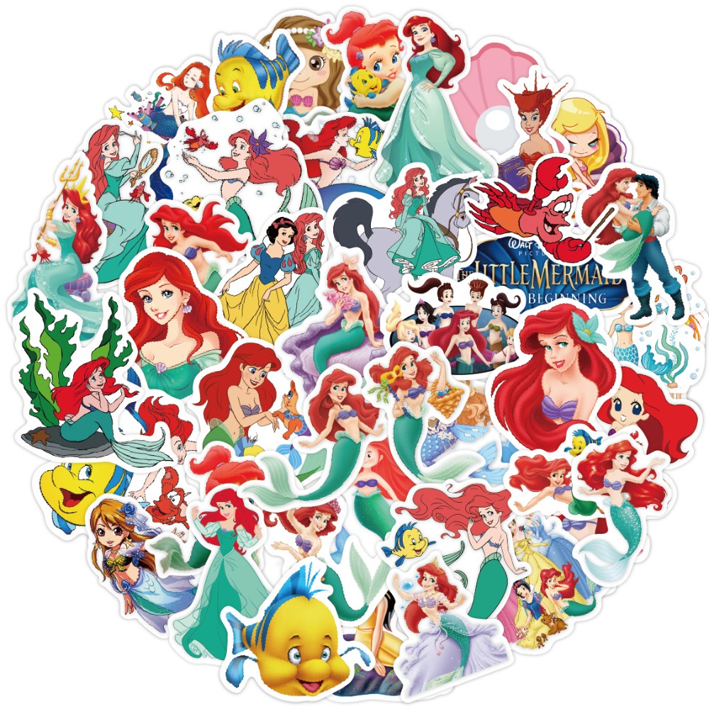 Elsa Gadget - 50 pezzi Elsa Sirena Cartoon Graffiti